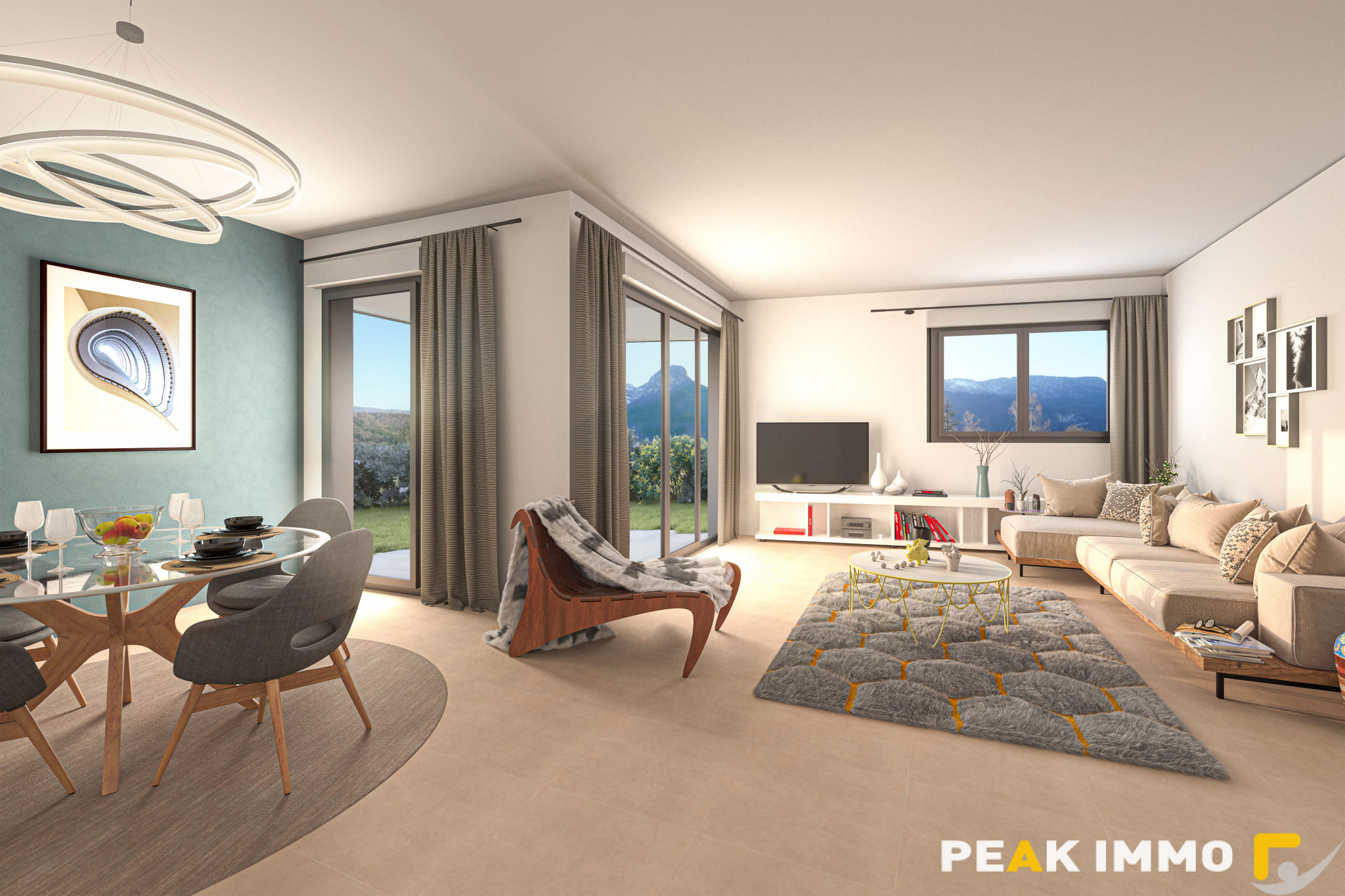 L'Arcanée appartement 3 pièces 67,66 m2 - Doussard