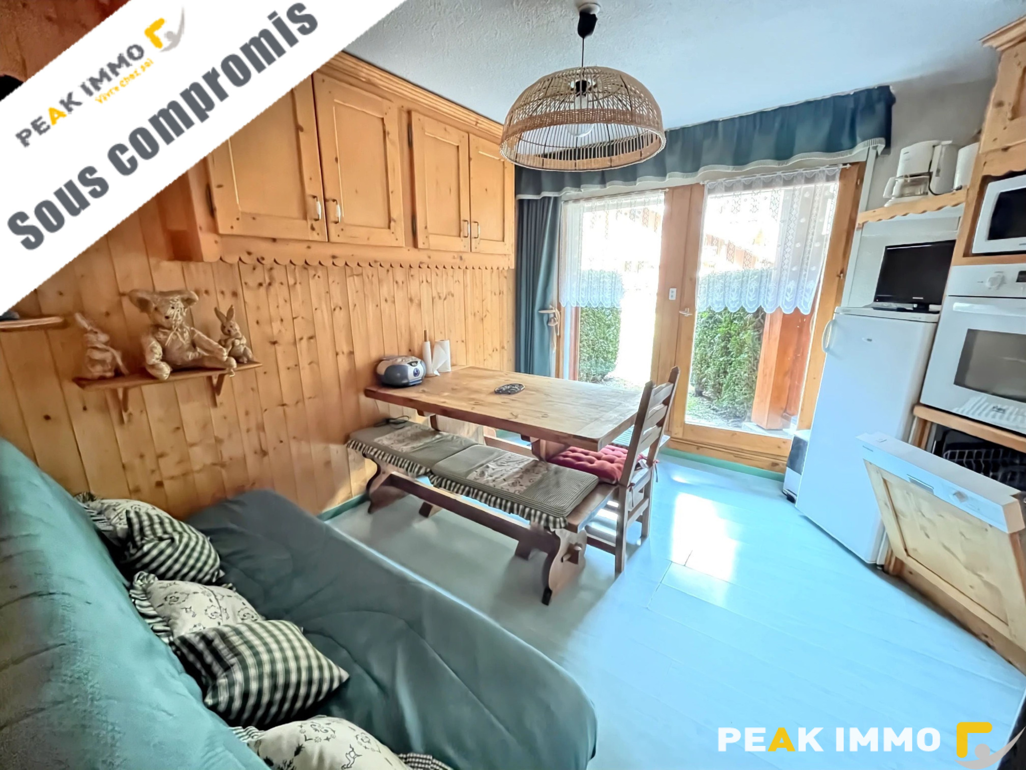 Appartement - Studio cabine- 22.75 m2  - Les Contamines Mont