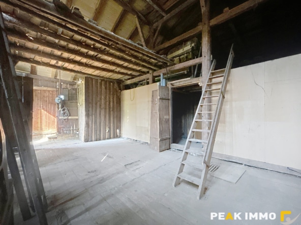 Grange mitoyenne dans une copropriété 160 m2 utiles - Le Vie
