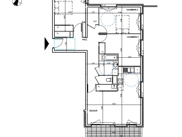 Appartement T4 -87,31m2 - 74350 Cruseilles