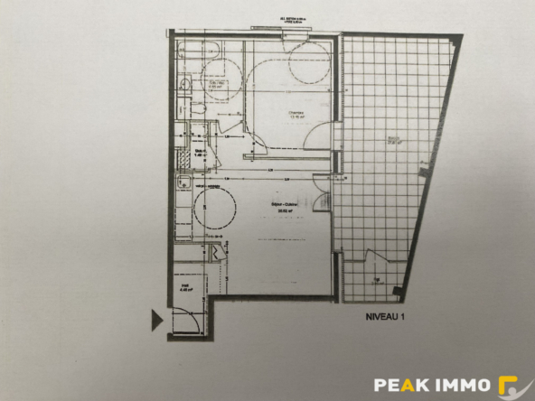Appartement 2 pièces - 51,44m2 - Sallanches
