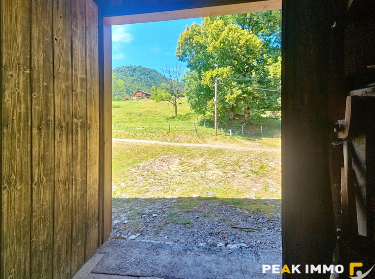Onnion - ferme en partie rénovée avec vue imprenable Mont Bl