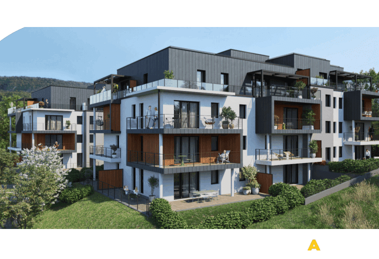 CIMEO - Appartement T3 avec jardin et terrasse