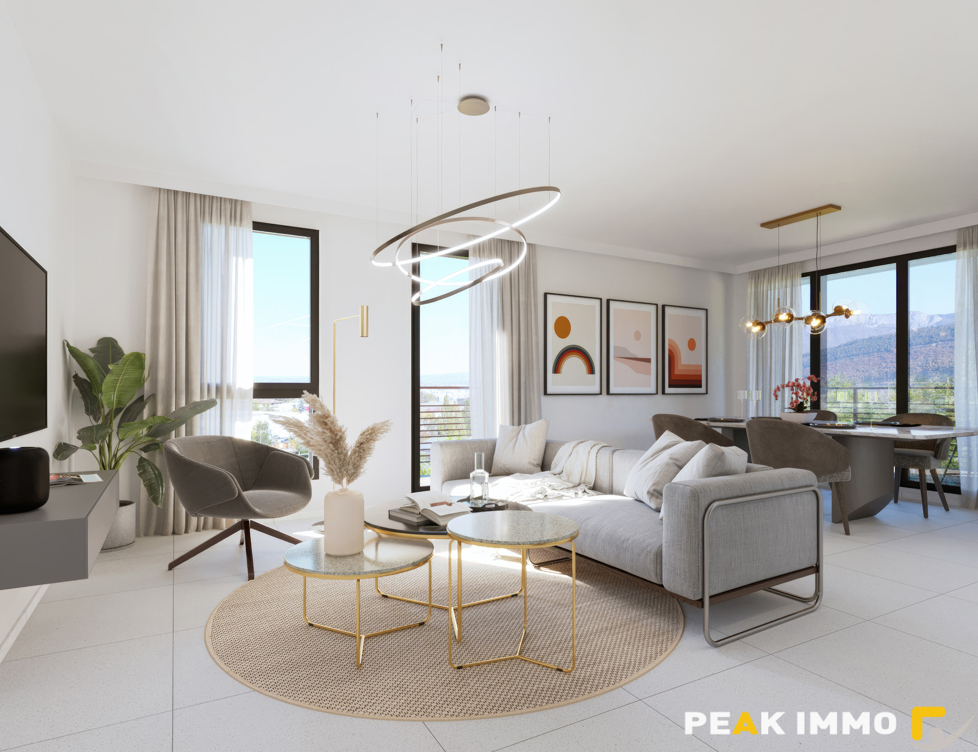 CIMEO - Appartement T3 avec jardin et terrasse