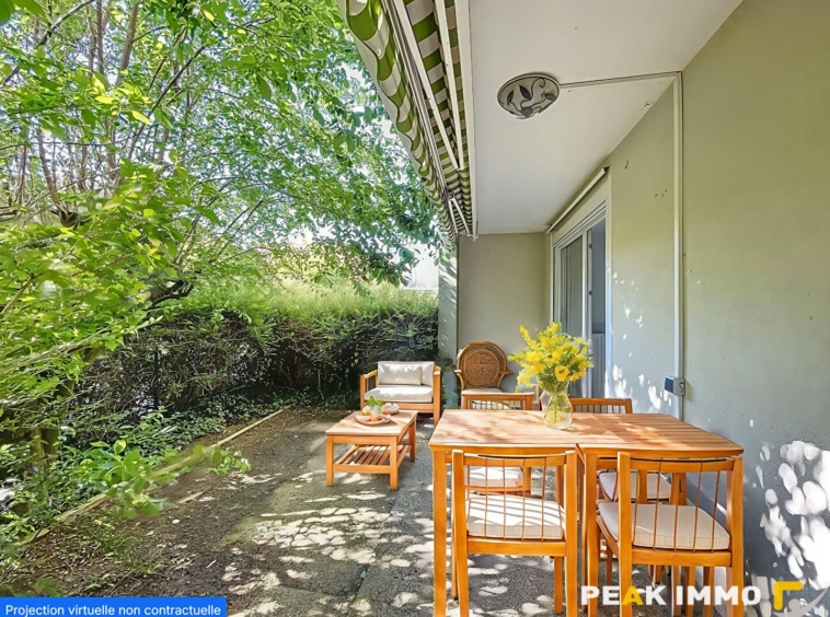 ANNECY -T3 - 62M2 - CAVE - JARDIN PRIVATIF