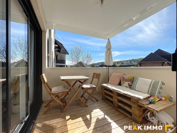T3 POISY - 70M2 - ASCENSEUR + BALCON + CAVE + PLACE DE PARKI