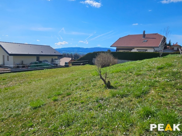 FILLINGES- Terrain pleins sud avec vue dégagée 550 m2