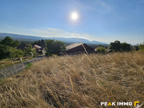 EXCLUSIVITE- CONTAMINE SUR ARVES- TERRAIN CONSTRUCTIBLE DE 4
