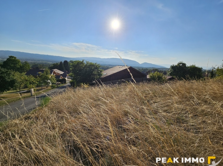 EXCLUSIVITE- CONTAMINE SUR ARVES- TERRAIN CONSTRUCTIBLE DE 4