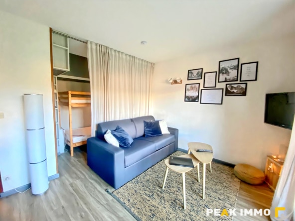 Appartement Studio + cabine - 25.86 m2 - Combloux Village