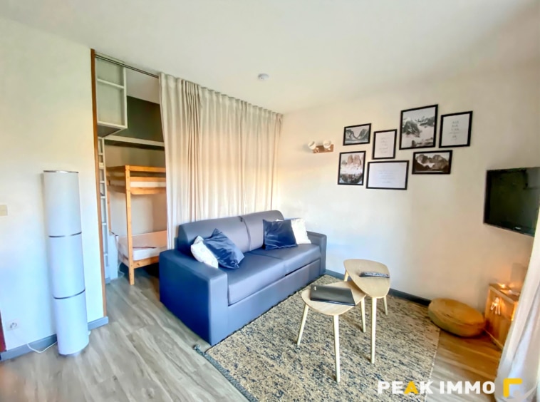 Appartement Studio + cabine - 25.86 m2 - Combloux Village