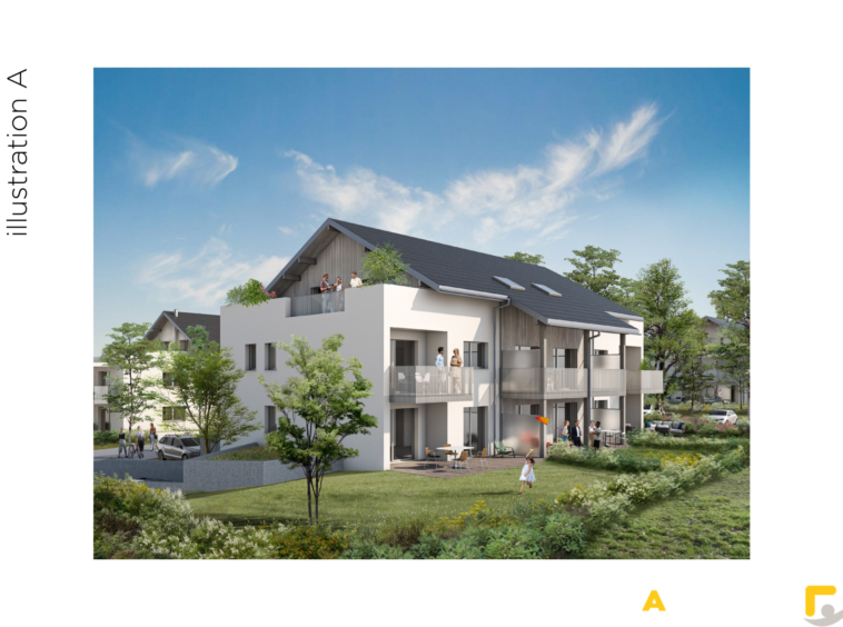 Appartement T3 avec balcon - 66.60 m2 - Sales