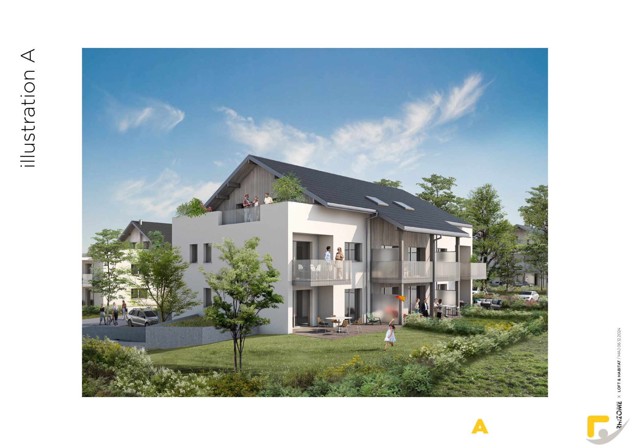 Appartement T3 avec balcon - 66.60 m2 - Sales