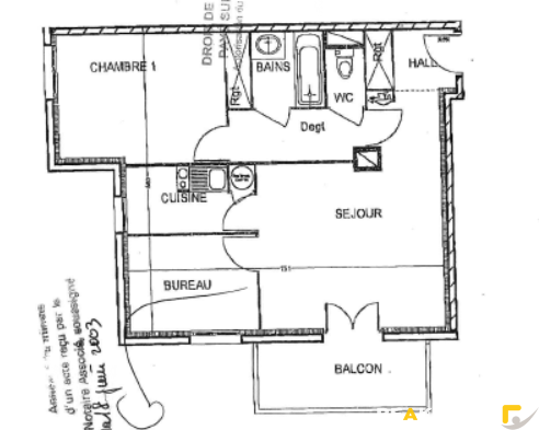 Appartement T2 bis - 53 m2 - 74200 Thonon-les-Bains