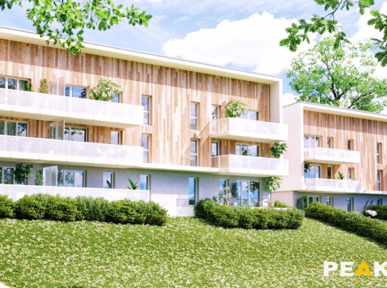 T2 Neuf en Rez-de-Jardin   42,69 m2 + Terrasse & Jardin   Ré