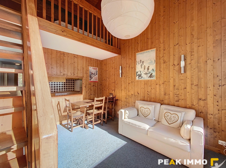 Appartement 3 pièces duplex de 43,27 m2/51m2 total - Montroc