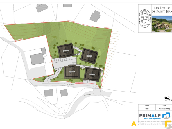 Appartement T2 neuf - 56.20 m2 - Les Ecrins de Saint-Jean