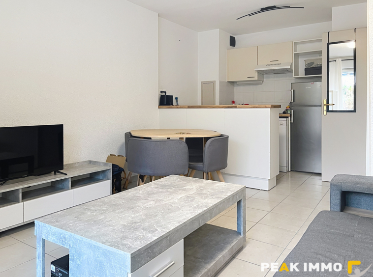 A VENDRE EN EXCUSIVITE NANGY  Appartement F2 meublé avec bal