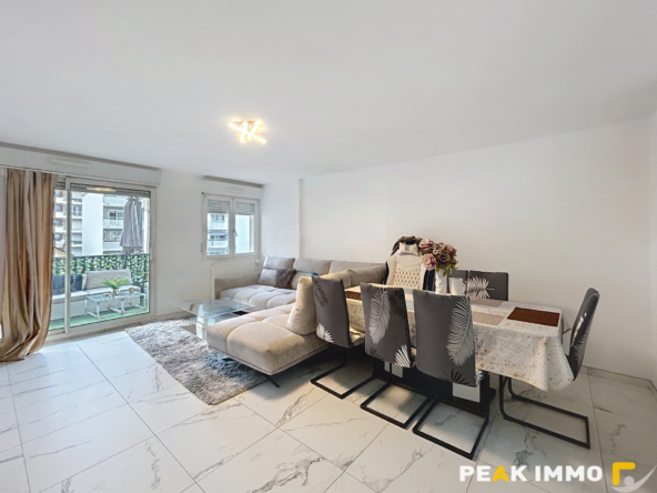 ANNEMASSE   T3 meublé avec balcon et garage double en centre