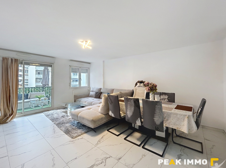 ANNEMASSE   T3 meublé avec balcon et garage double en centre