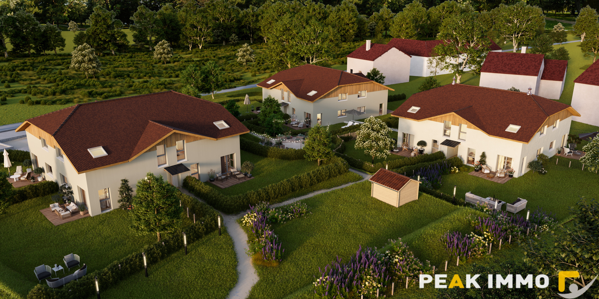 St Jean de Tholome NEUF Logement T4 comme une maison