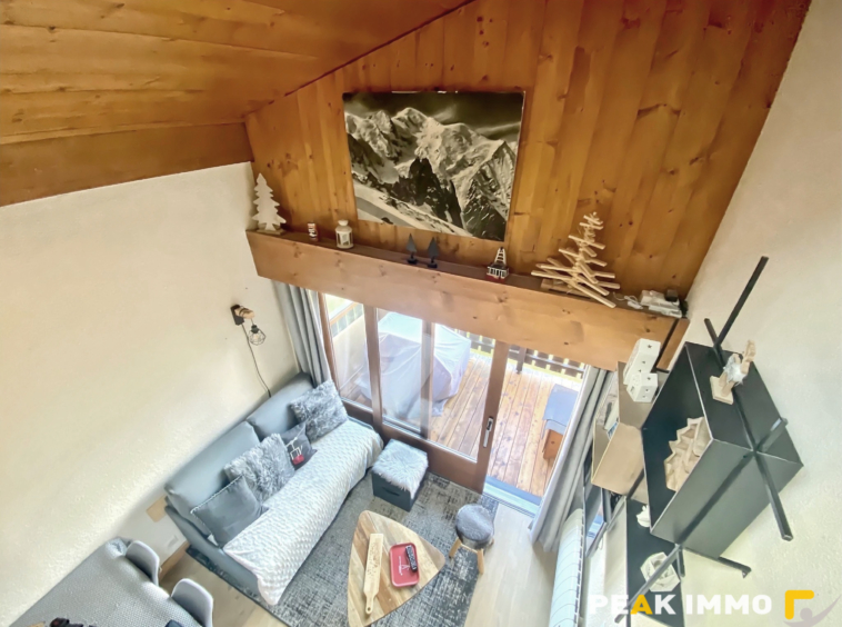 Studio cabine + mezzanine - 30 m2 utiles - Combloux