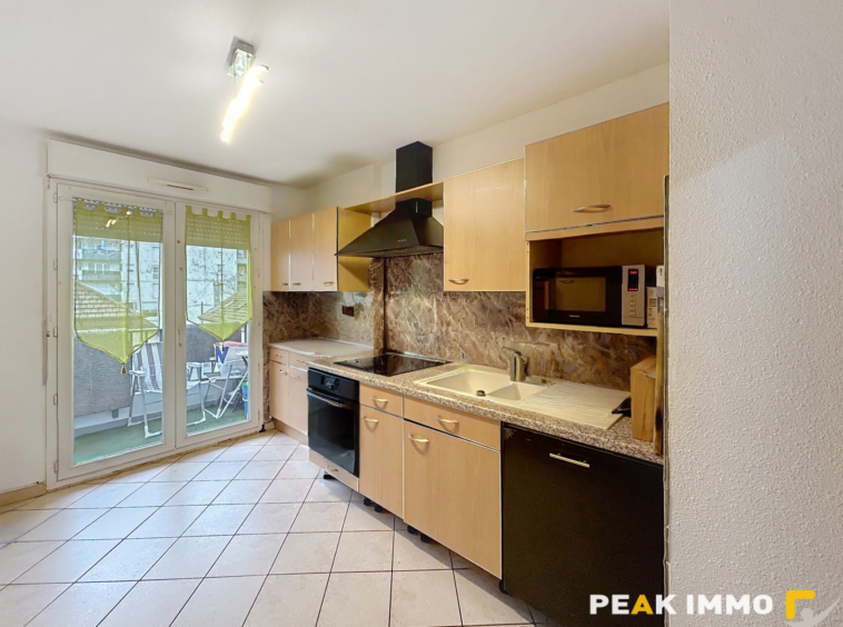 ANNEMASSE   T3 meublé avec balcon et garage double en centre