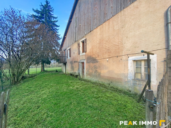 Maison mitoyenne de 46.06m2 avec jardin à rénover   Peillonn