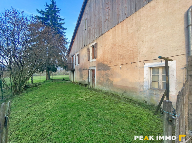 Maison mitoyenne de 46.06m2 avec jardin à rénover   Peillonn