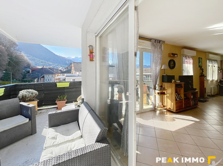 Lumineux Appartement T4 - 80 m2 - Faverges centre