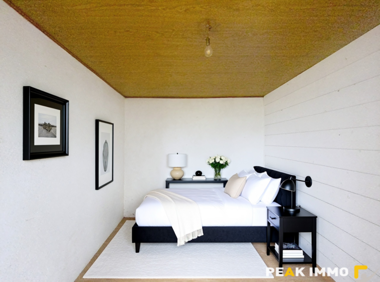 Maison mitoyenne de 46.06m2 avec jardin à rénover   Peillonn