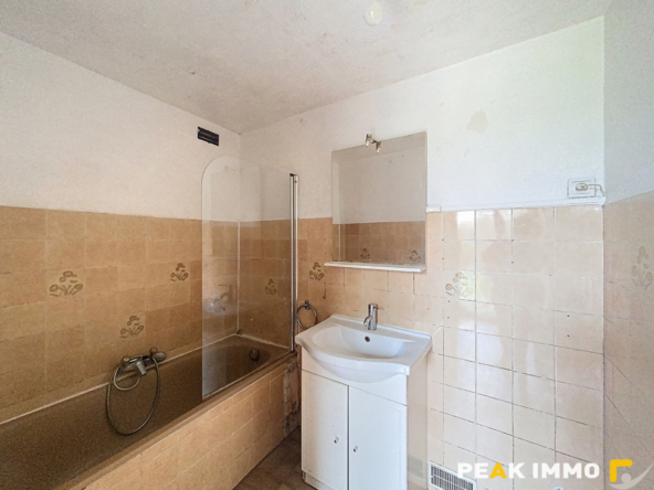 Maison mitoyenne de 46.06m2 avec jardin à rénover   Peillonn