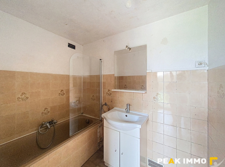 Maison mitoyenne de 46.06m2 avec jardin à rénover   Peillonn