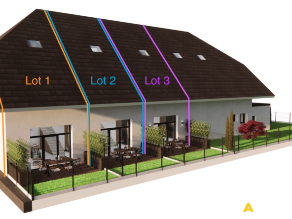 Triplex avec terrasse et garage - 129 m2 - DOUSSARD