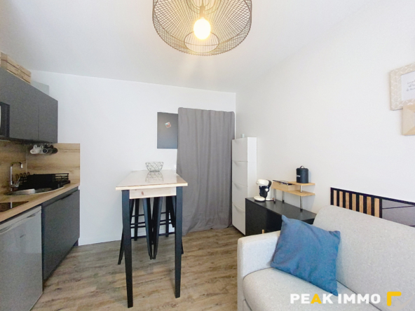 Studio rénové de 18.03m2 avec terrasse   Pied des pistes   S