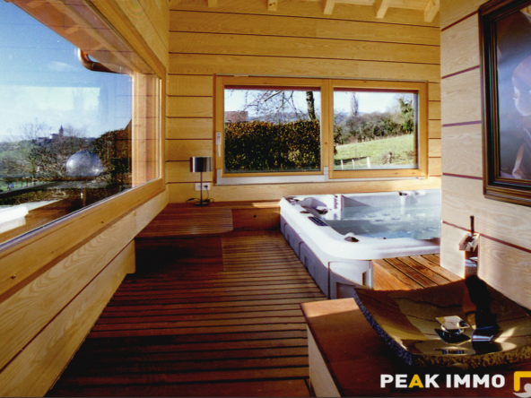 EN EXCLUSIVITE VILLE EN SALLAZ CENTRE VILLAGE