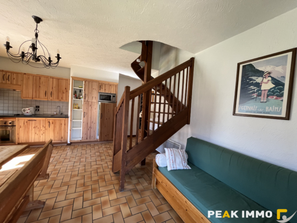 F3 Duplex - Rez de jardin - 45 m2 - Saint Gervais les Bains