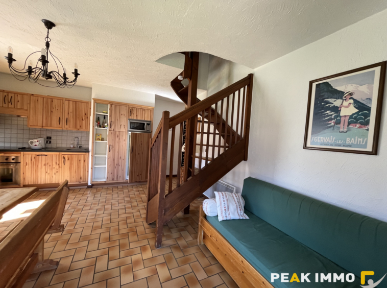 F3 Duplex - Rez de jardin - 45 m2 - Saint Gervais les Bains