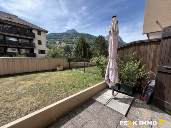 Sallanches T3 garage jardin et cave