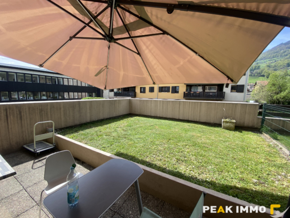 Sallanches T3 garage et jardin