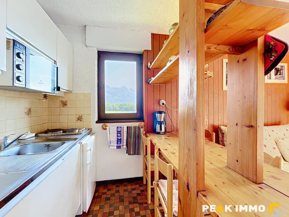 F2 + chambre cabine et alcôve - 36 m2 - Combloux