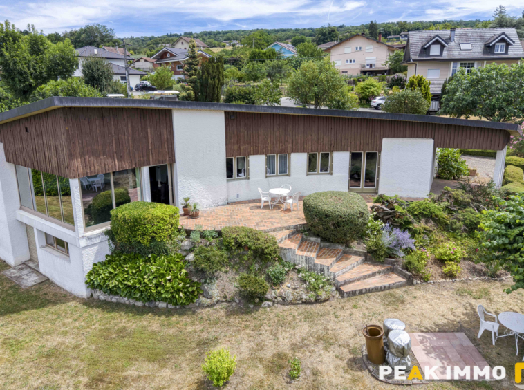 Villa d'architecte avec vue sur le lac Léman