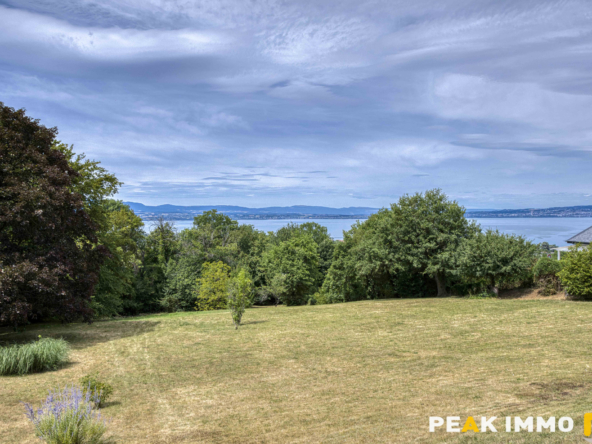 Villa d'architecte avec vue sur le lac Léman