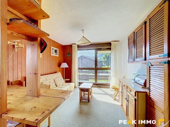 F2 + chambre cabine et alcôve - 36 m2 - Combloux