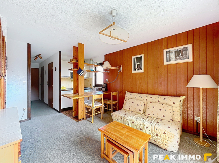 F2 + chambre cabine et alcôve - 36 m2 - Combloux