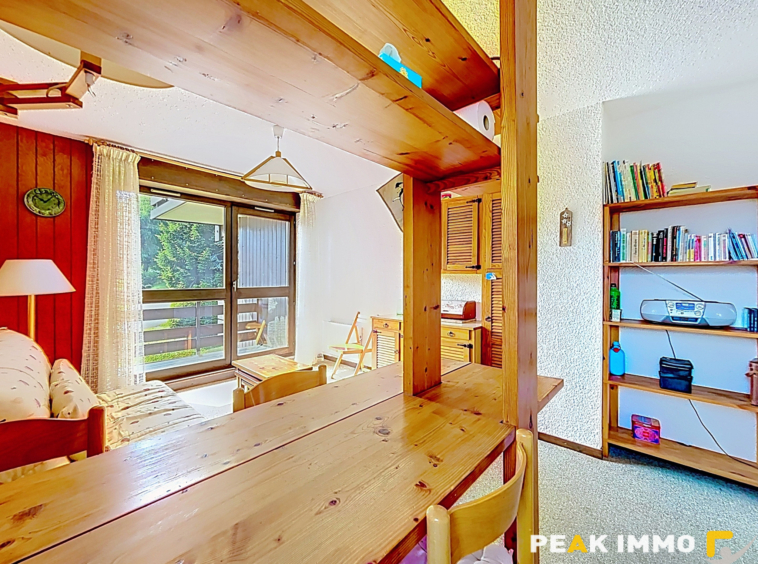 F2 + chambre cabine et alcôve - 36 m2 - Combloux