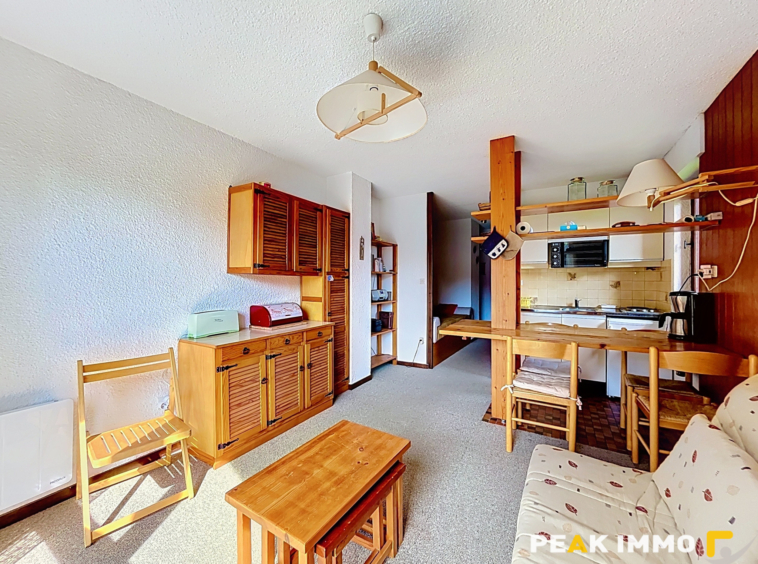 F2 + chambre cabine et alcôve - 36 m2 - Combloux