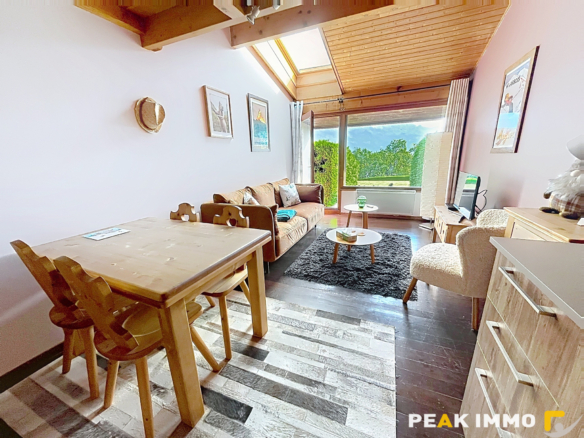 F2 Cabine Duplex - 34.81 m2 utiles - Combloux - Coeur du vil