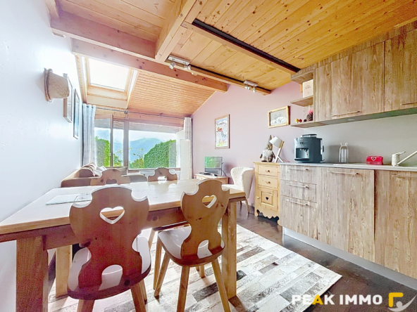 F2 Cabine Duplex - 34.81 m2 utiles - Combloux - Coeur du vil