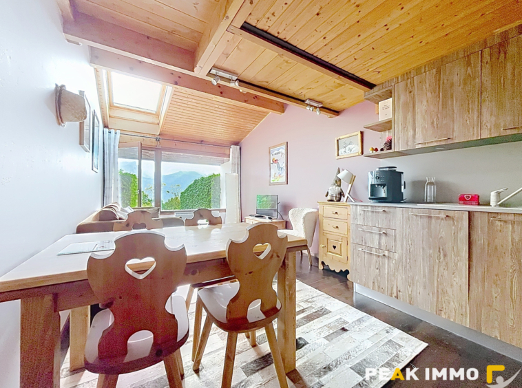 F2 Cabine Duplex - 34.81 m2 utiles - Combloux - Coeur du vil